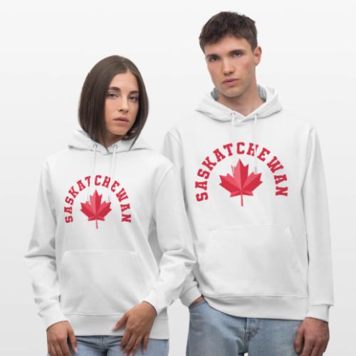 Saskatchewan with maple leaf - Heavyweight Unisex Hoodie CRUISER by Stanley/Stella
