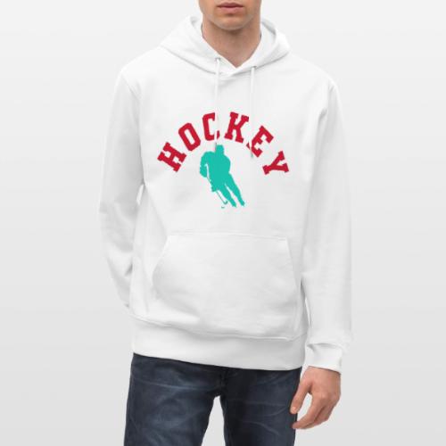 Hockey Player Silhouette - Heavyweight Unisex Hoodie CRUISER by Stanley/Stella