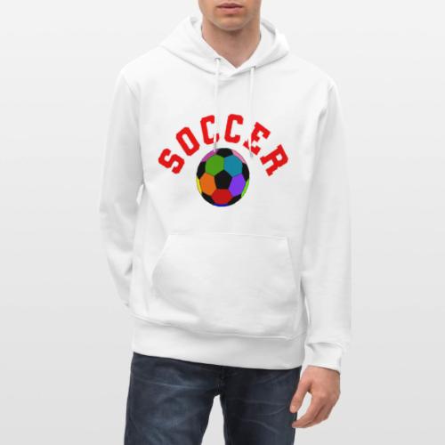 Soccer: Colorful Kick - Heavyweight Unisex Hoodie CRUISER by Stanley/Stella