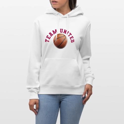 Team United Basketball Unity Design - Heavyweight Unisex Hoodie CRUISER by Stanley/Stella