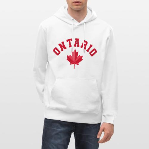 Ontario with maple leaf - Heavyweight Unisex Hoodie CRUISER by Stanley/Stella