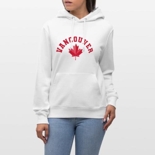 Vancouver with maple leaf - Heavyweight Unisex Hoodie CRUISER by Stanley/Stella