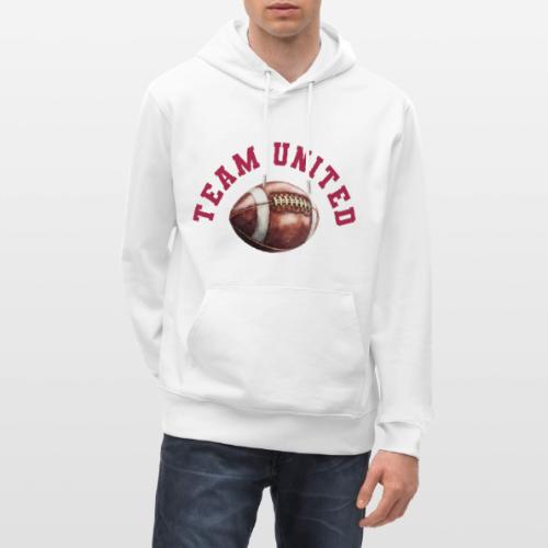 Team United American Football Design - Heavyweight Unisex Hoodie CRUISER by Stanley/Stella
