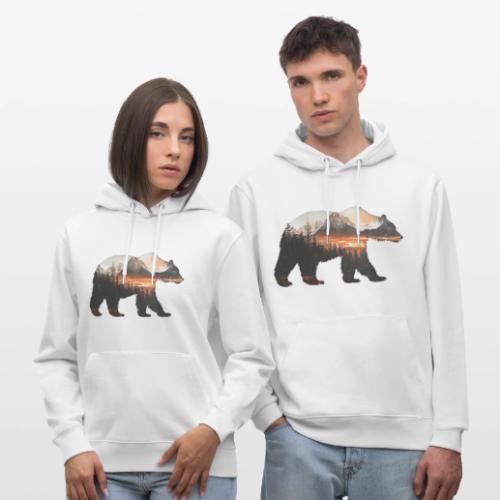 Canada Bear: fiery tones - Heavyweight Unisex Hoodie CRUISER by Stanley/Stella