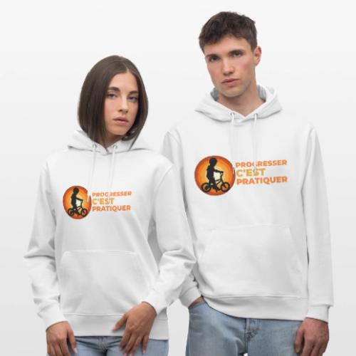 On the Move Towards Progress - Heavyweight Unisex Hoodie CRUISER by Stanley/Stella