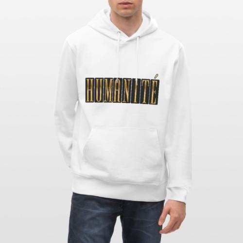Humanity in Golden Letters - Heavyweight Unisex Hoodie CRUISER by Stanley/Stella