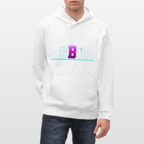 Letter B – Capital Varsity Alphabet Monogram - Heavyweight Unisex Hoodie CRUISER by Stanley/Stella