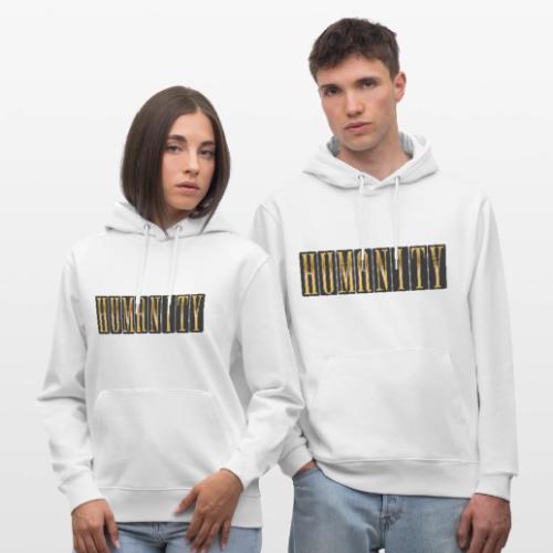 Golden Humanity Statement - Heavyweight Unisex Hoodie CRUISER by Stanley/Stella