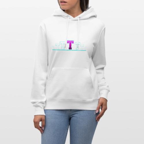 Letter T – Capital Varsity Alphabet Monogram - Heavyweight Unisex Hoodie CRUISER by Stanley/Stella