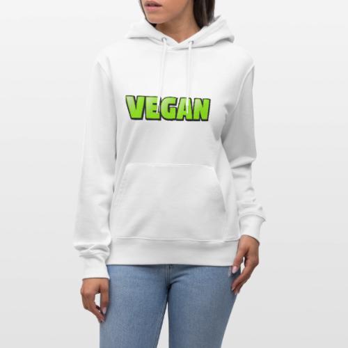 Vegan Bold Green Typography Design - Heavyweight Unisex Hoodie CRUISER by Stanley/Stella