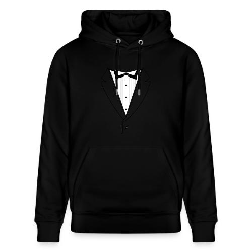 Tuxedo Plain w. Black Lines - Heavyweight Unisex Hoodie CRUISER by Stanley/Stella