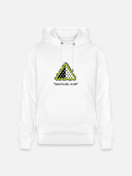 Anger the polkadots - Heavyweight Unisex Hoodie CRUISER by Stanley/Stella - white
