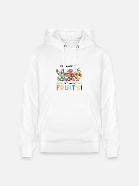 Playful Fruit - Heavyweight Unisex Hoodie CRUISER by Stanley/Stella - white