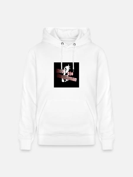Stop Cangkeman Poster - Heavyweight Unisex Hoodie CRUISER by Stanley/Stella - white