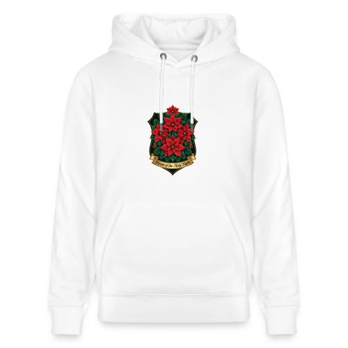 Poinsettia Crest T-Shirt - Heavyweight Unisex Hoodie CRUISER by Stanley/Stella