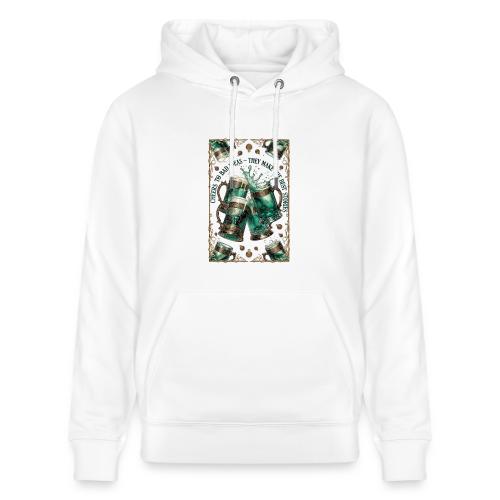 Cheers to Bad Ideas Tankards Graphic Tee - Heavyweight Unisex Hoodie CRUISER by Stanley/Stella