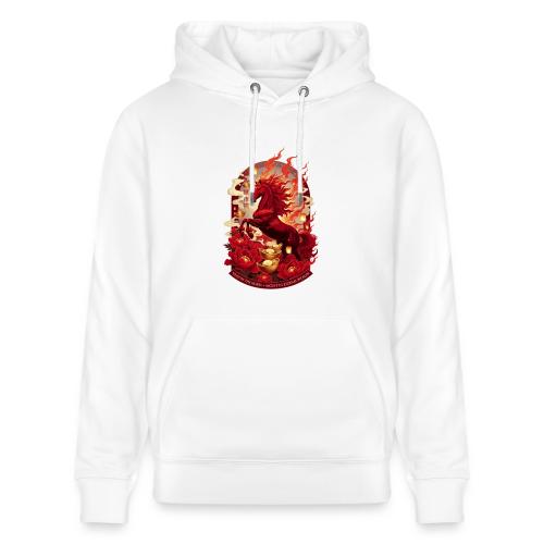 Year of the Horse Ascent T Shirt, Lunar New Year - Heavyweight Unisex Hoodie CRUISER by Stanley/Stella