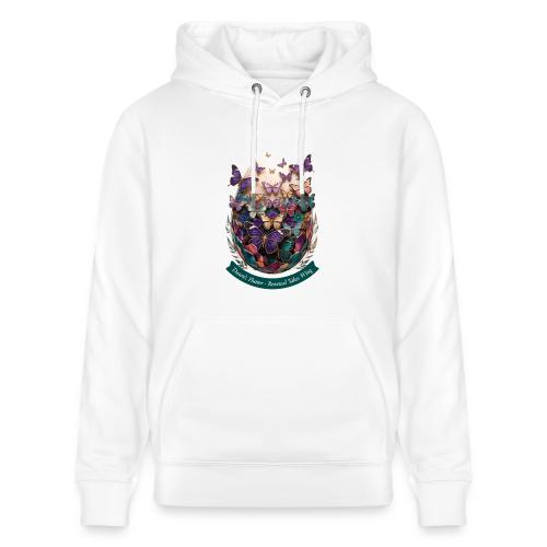 Easter Dawn's Flutter Butterfly T Shirt, Gift - Heavyweight Unisex Hoodie CRUISER by Stanley/Stella