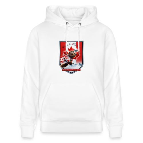 Canada Beaver Ascent T-Shirt, Canadian Pride Gift - Heavyweight Unisex Hoodie CRUISER by Stanley/Stella