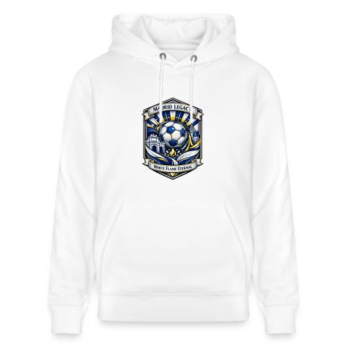 Madrid White Legacy T Shirt, Madrid Fan Gift - Heavyweight Unisex Hoodie CRUISER by Stanley/Stella