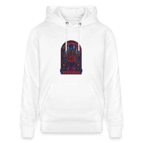 Barcelona Scarlet Pride T Shirt, Vibrant City Gift - Heavyweight Unisex Hoodie CRUISER by Stanley/Stella