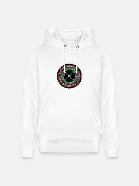 Roulette Wheel - Heavyweight Unisex Hoodie CRUISER by Stanley/Stella - white