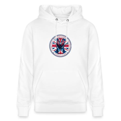 England Lion Emblem T Shirt, Flag Pride Gift - Heavyweight Unisex Hoodie CRUISER by Stanley/Stella