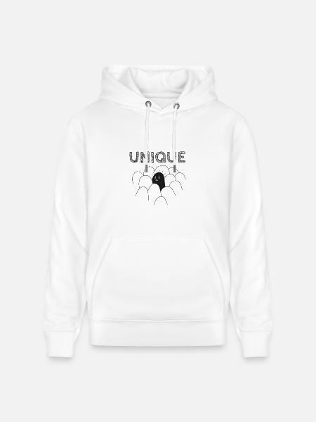 Unique Amidst the Crowd - Heavyweight Unisex Hoodie CRUISER by Stanley/Stella - white