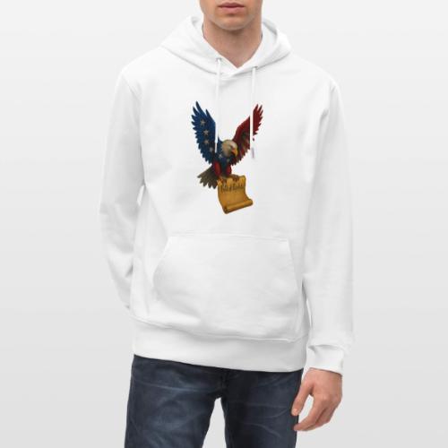 Bill of Rights Bald Eagle - Heavyweight Unisex Hoodie CRUISER by Stanley/Stella