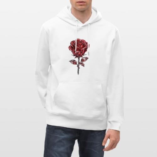 Silver Rose - Heavyweight Unisex Hoodie CRUISER by Stanley/Stella