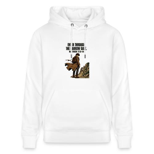 Enter Through the Narrow Gate | Matthew 7:13-14 - Heavyweight Unisex Hoodie CRUISER by Stanley/Stella