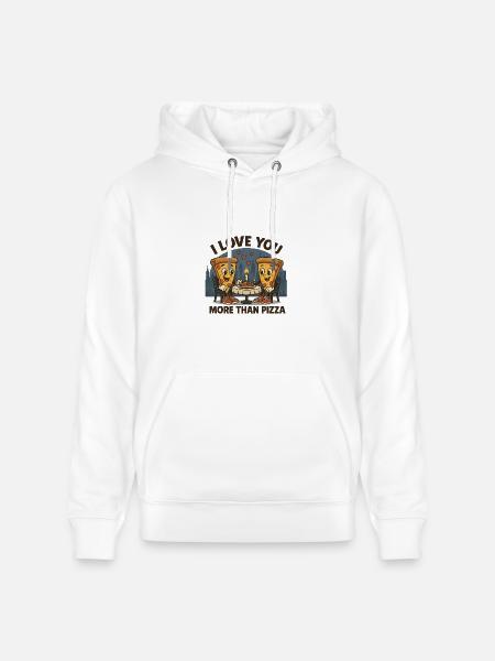 SLICE OF LOVE NYC - Heavyweight Unisex Hoodie CRUISER by Stanley/Stella - white