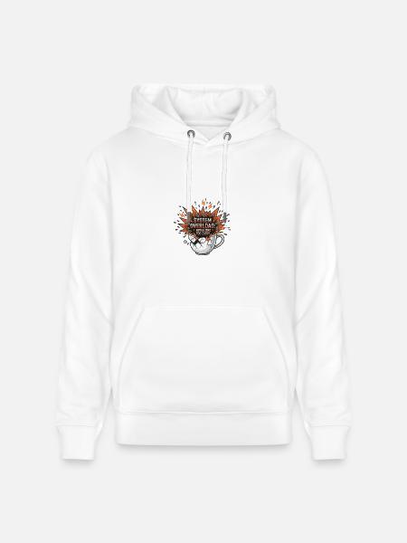 System Overload Initializing Too Early - Heavyweight Unisex Hoodie CRUISER by Stanley/Stella - white