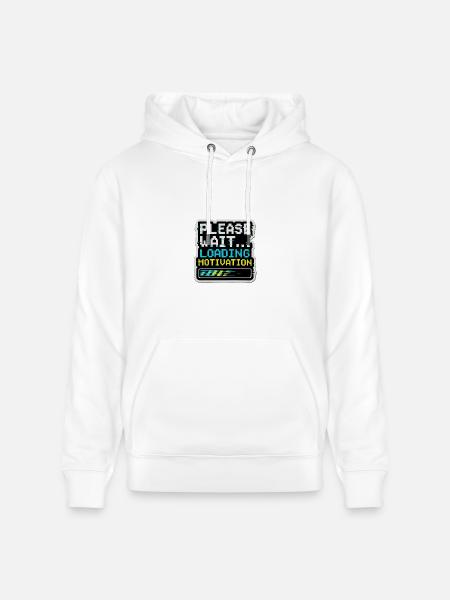 Please Wait Loading Motivation - Heavyweight Unisex Hoodie CRUISER by Stanley/Stella - white
