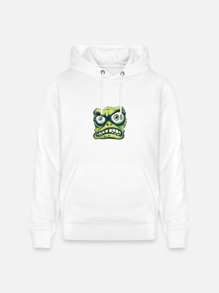 Gremlin Grin Tee - Heavyweight Unisex Hoodie CRUISER by Stanley/Stella - white