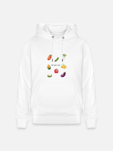 Vegetable_Lover - Heavyweight Unisex Hoodie CRUISER by Stanley/Stella - white