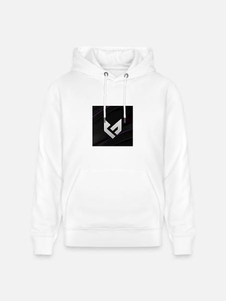 Geometric Monogram Glyph - Heavyweight Unisex Hoodie CRUISER by Stanley/Stella - white