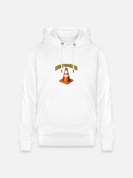 Hoist The Cone Funny Baseball Meme - Heavyweight Unisex Hoodie CRUISER by Stanley/Stella - white