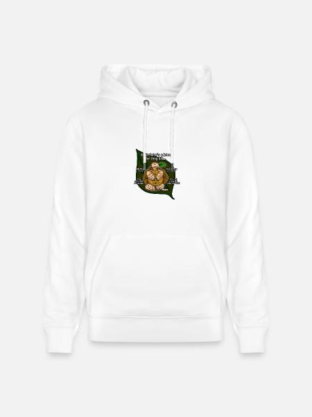 tortoise advice - Heavyweight Unisex Hoodie CRUISER by Stanley/Stella - white