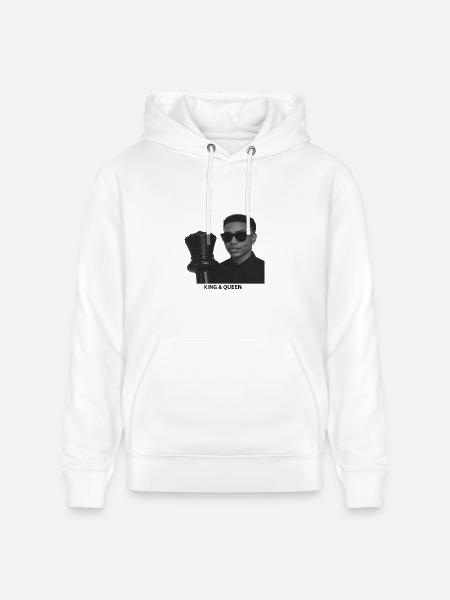 King and Queen Chess - Heavyweight Unisex Hoodie CRUISER by Stanley/Stella - white