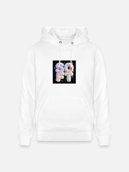 Pastel Cloud 42 Duo - Heavyweight Unisex Hoodie CRUISER by Stanley/Stella - white