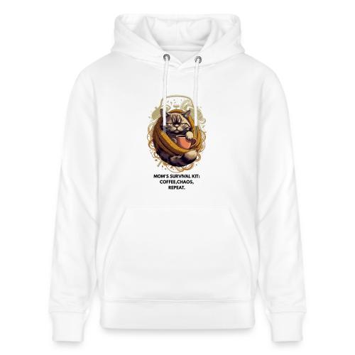 Powered by Sarcasm Cat Tee - Heavyweight Unisex Hoodie CRUISER by Stanley/Stella