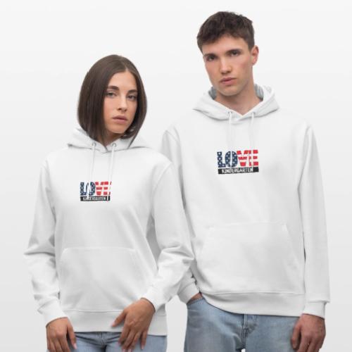 Love Kindergarten Patriotic Graduation - Heavyweight Unisex Hoodie CRUISER by Stanley/Stella