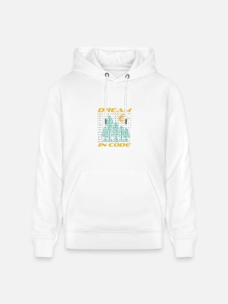 Dream In Code - Heavyweight Unisex Hoodie CRUISER by Stanley/Stella - white