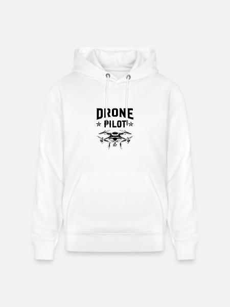 Drone Pilot - Heavyweight Unisex Hoodie CRUISER by Stanley/Stella - white