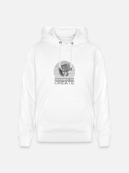 Designed To Create - Heavyweight Unisex Hoodie CRUISER by Stanley/Stella - white