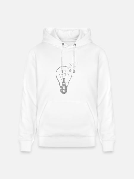 Broken Light - Heavyweight Unisex Hoodie CRUISER by Stanley/Stella - white