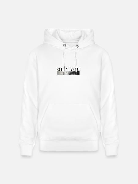 Only You Mono Landscape - Heavyweight Unisex Hoodie CRUISER by Stanley/Stella - white