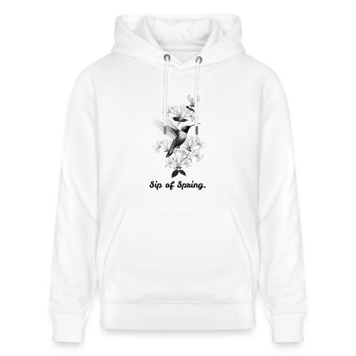 Hummingbird T-Shirt, Honeysuckle Vine - Heavyweight Unisex Hoodie CRUISER by Stanley/Stella