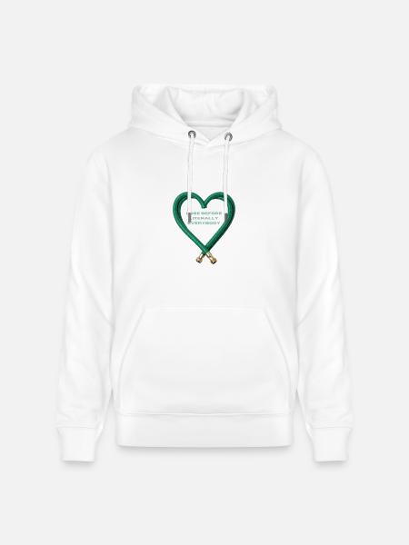 Hose Heart Humor - Heavyweight Unisex Hoodie CRUISER by Stanley/Stella - white